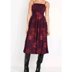 Old Navy Waist Define Cami Midi Dress